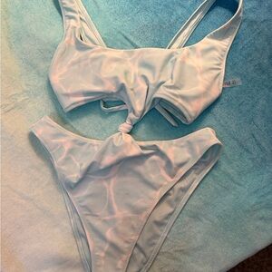 Forever 21 Light Blue Bikini Set